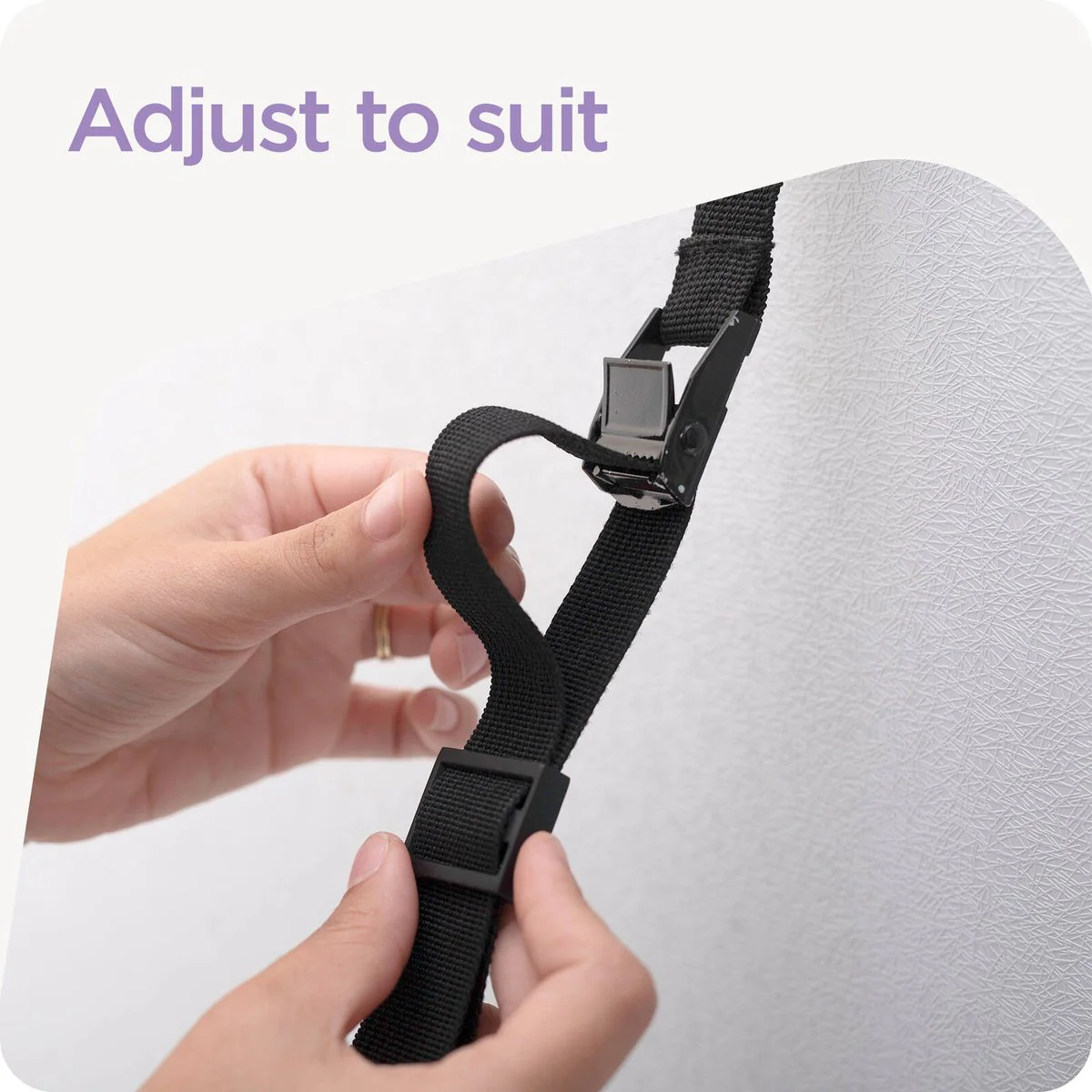 Perma Child Safety TV and Furniture Anchors 2 Pack - Adjustable 14.5cm to 90cm - Holds up to 100kg - Image 4