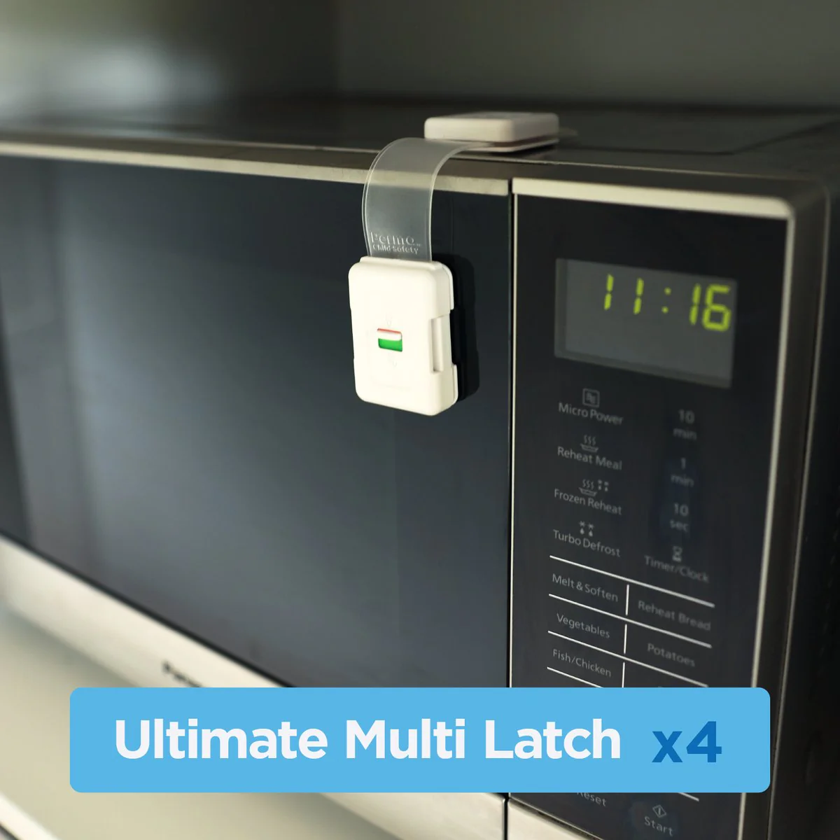 Perma Child Safety Ultimate Multi Latch 4 Pack - 15cm to 19cm - Secure Cabinets - Image 2