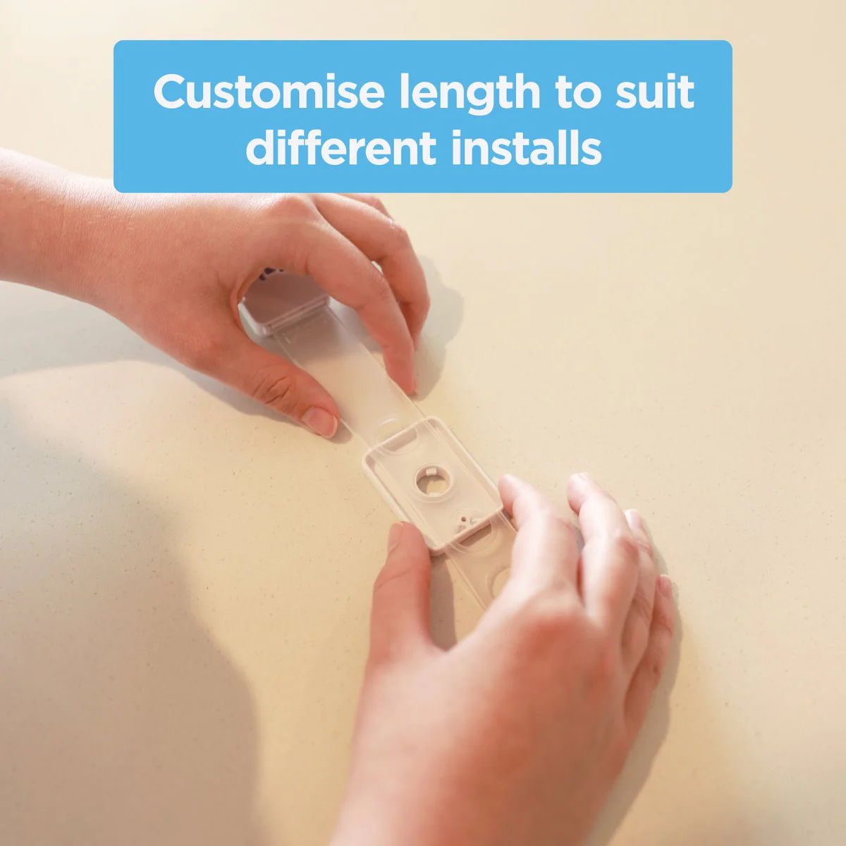 Perma Child Safety Ultimate Multi Latch 4 Pack - 15cm to 19cm - Secure Cabinets - Image 5