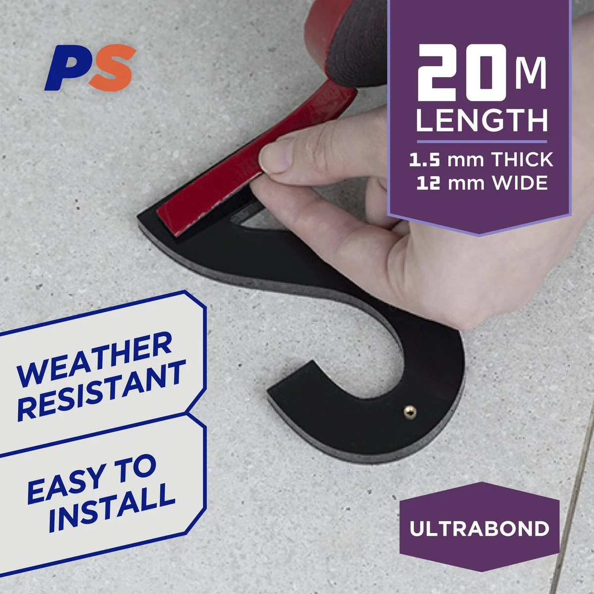 Permastik Ultra Bond Mounting Tape - 12mm x 20m - Foam - Max Bond Strength - Image 2
