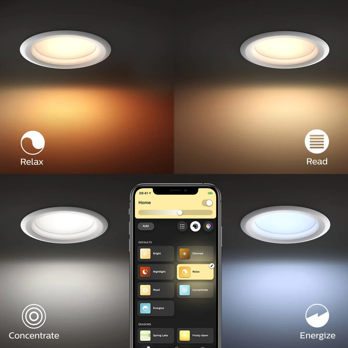 Philips Hue Down Light LED 800lm 8W Smart Light - Adjustable White Ambient - Image 2