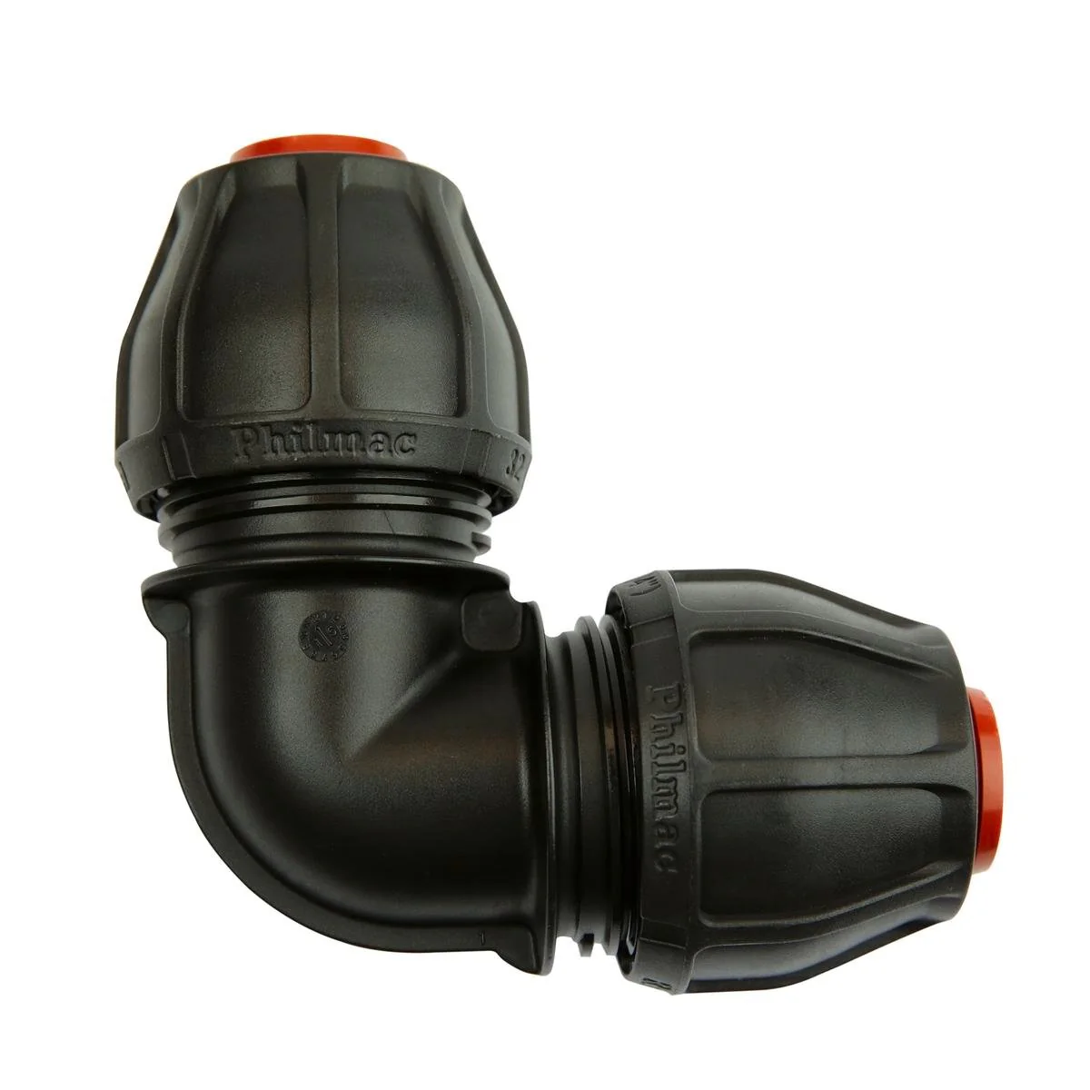 Philmac 1 1/2 Poly Rural Elbow - 90 Degree - Polypropylene - Durable