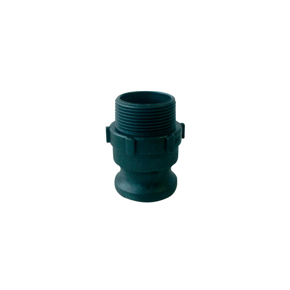Philmac 1 1/4" Polypropylene Type F Camlock - Black - 59mm x 81mm