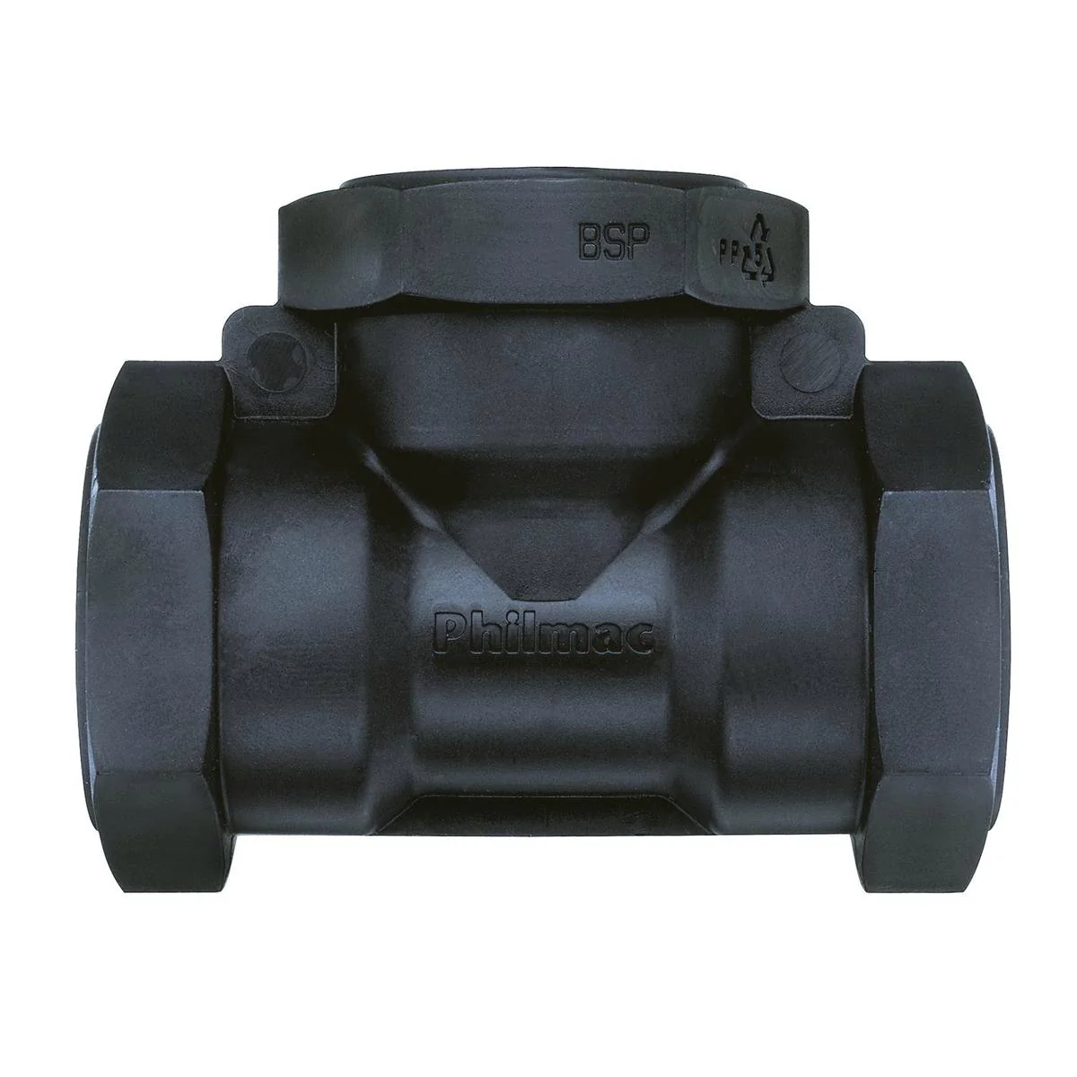Philmac 1/2 Bsp Thread Pipe Tee - 32mm Polypropylene - High Performance