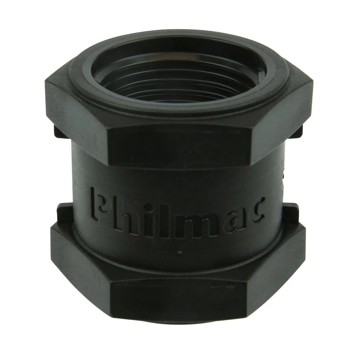 Philmac 1 Inch BSP Thread Pipe Socket - Polypropylene - High Performance