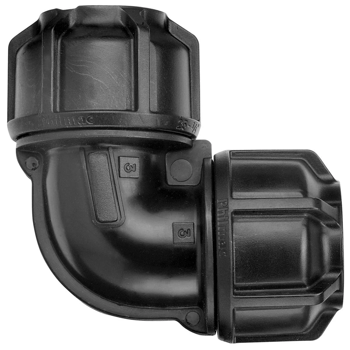 Philmac 20mm Poly Pipe Elbow - Polypropylene - Compact - Easy Disassembly