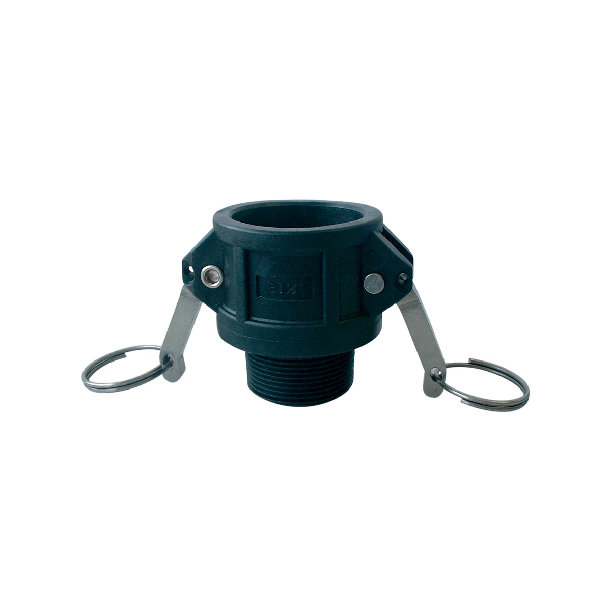 Philmac 3/4" Polypropylene Type B Camlock Fitting - Black - 60mm x 42mm x 55mm
