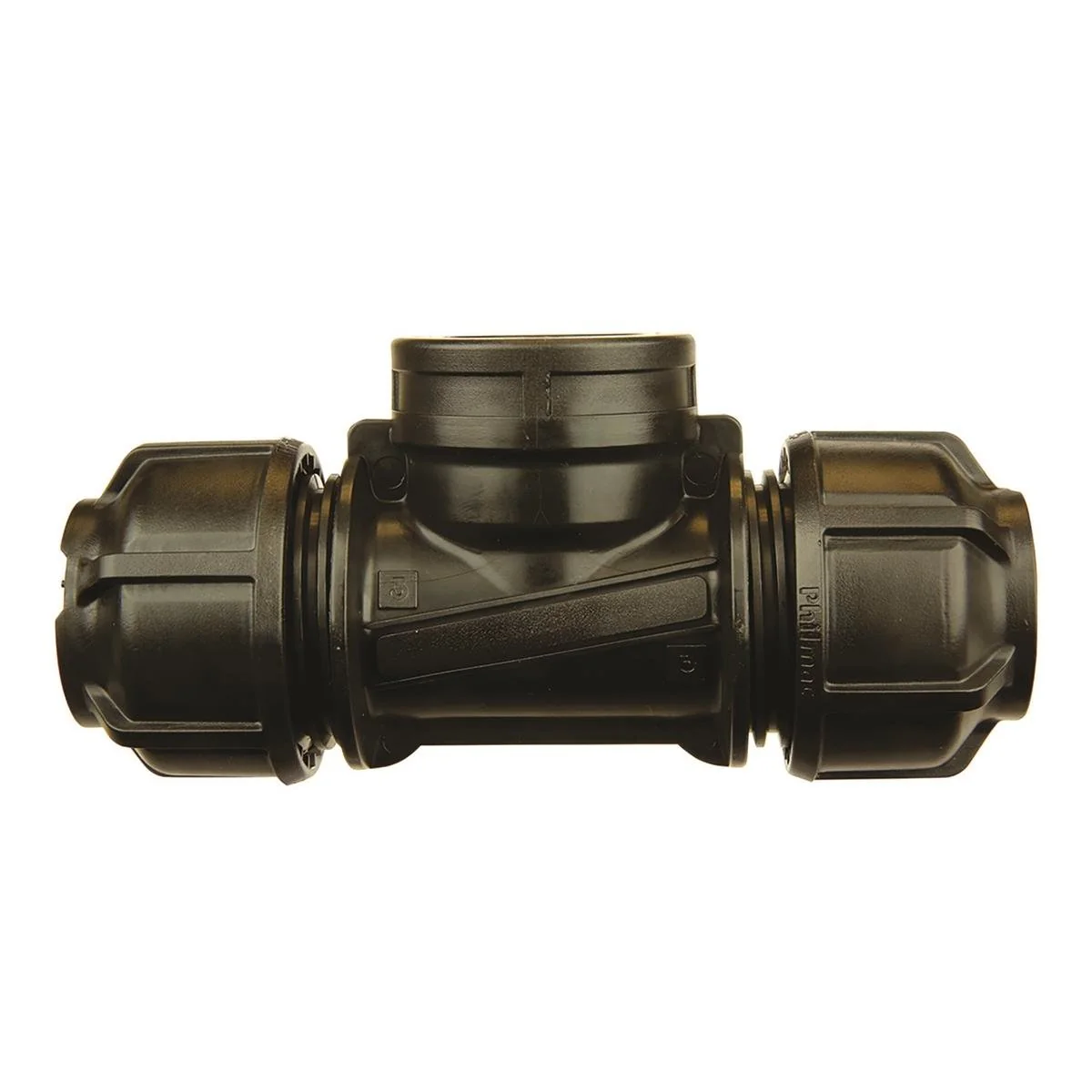 Philmac Metric Pipe Tee 16mm x 16mm Poly x Poly x BSP Durable Fitting