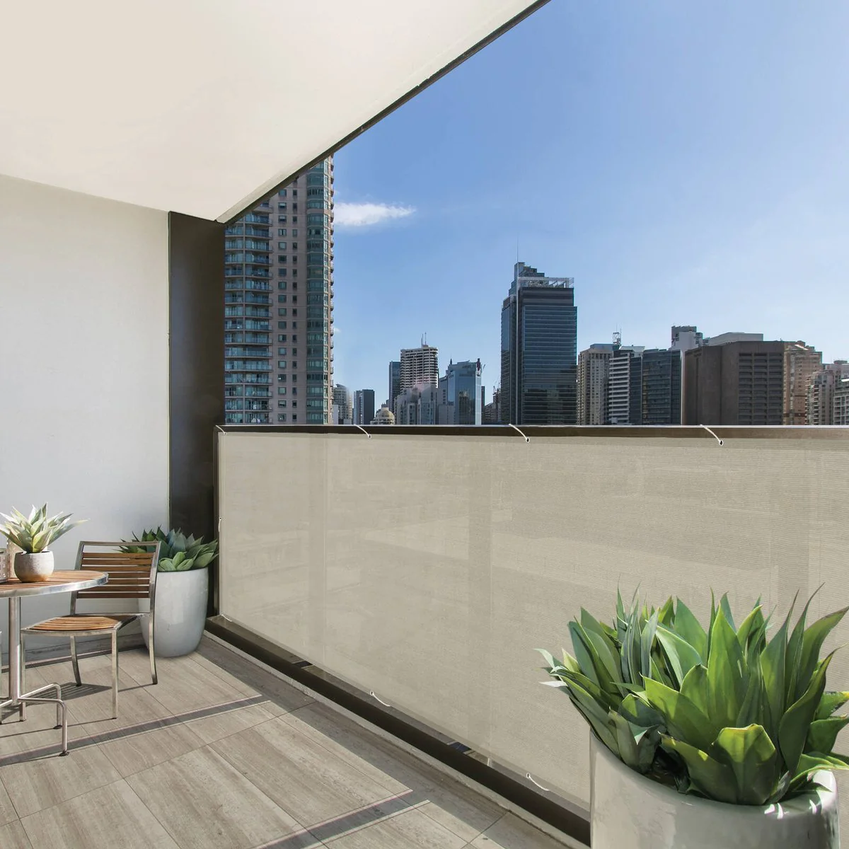 Pillar Products Balcony Screen - 0.9 x 6m - HDPE - 85% UV Cover - Image 2