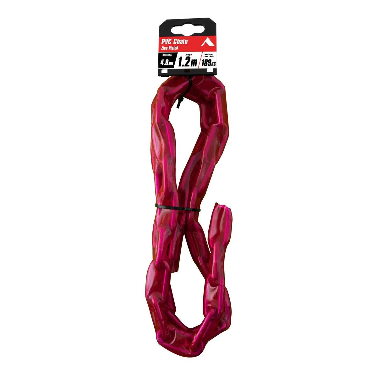 Pinnacle 4 PVC Chain - 8mm x 1.2m - Zinc Plated - Heavy-Duty Security