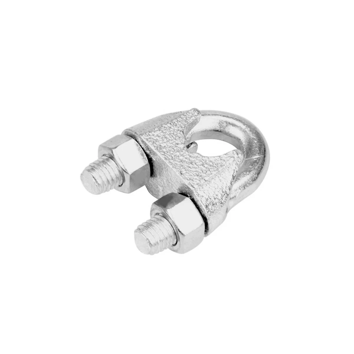 Pinnacle 8mm Galvanised Wire Rope Grip 2 Pack - High Corrosion Resistance