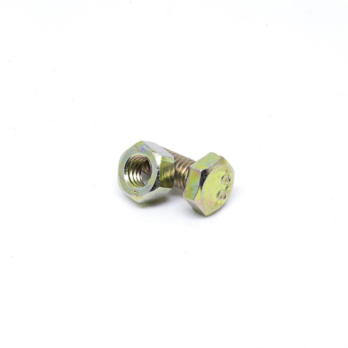 Pinnacle Hi Tensile Bolts and Nuts 6 Pack - 5/16" x 3/4" - Yellow Zinc