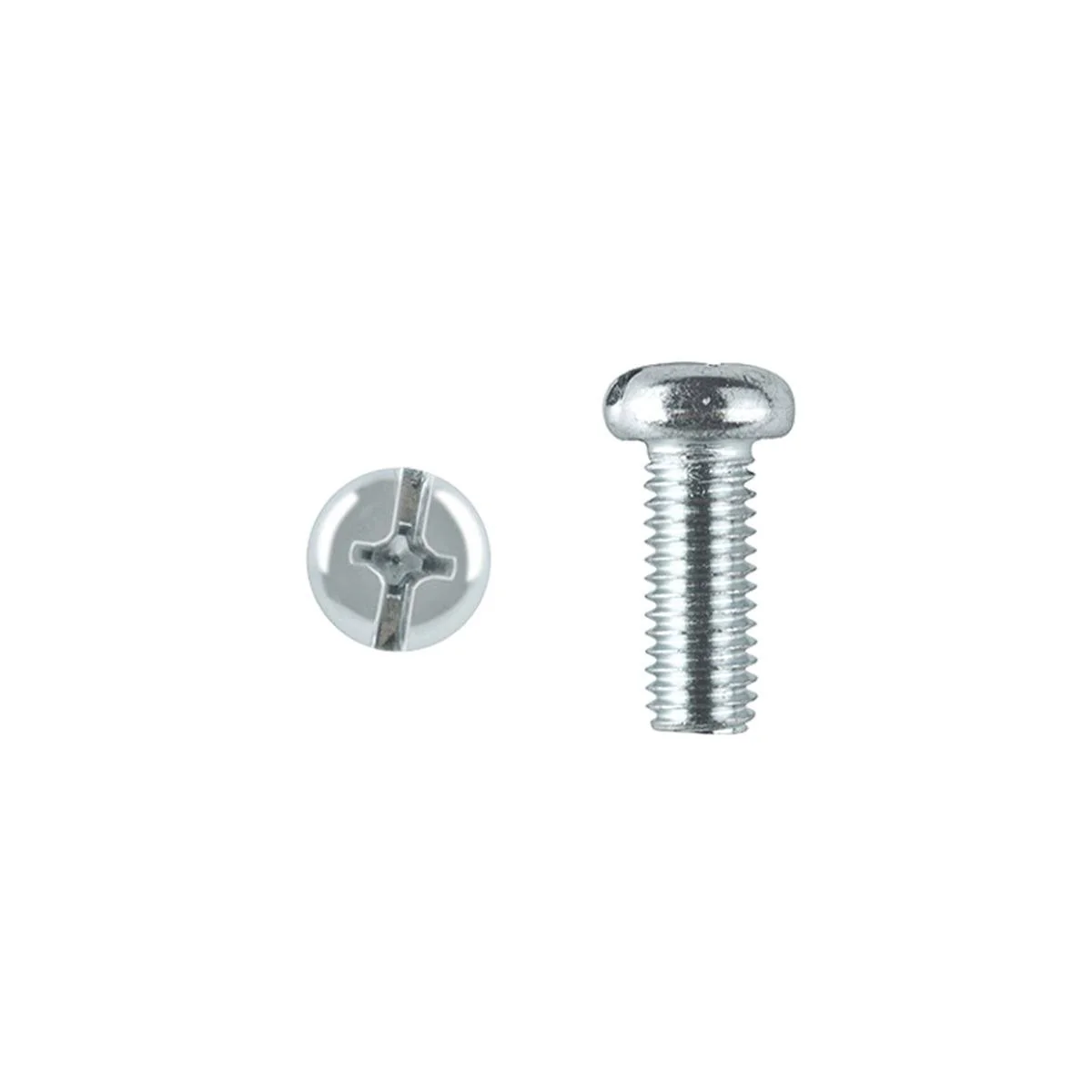 Pinnacle M4 Zinc Plated Round Head Bolts and Nuts 10 Pack - 35mm