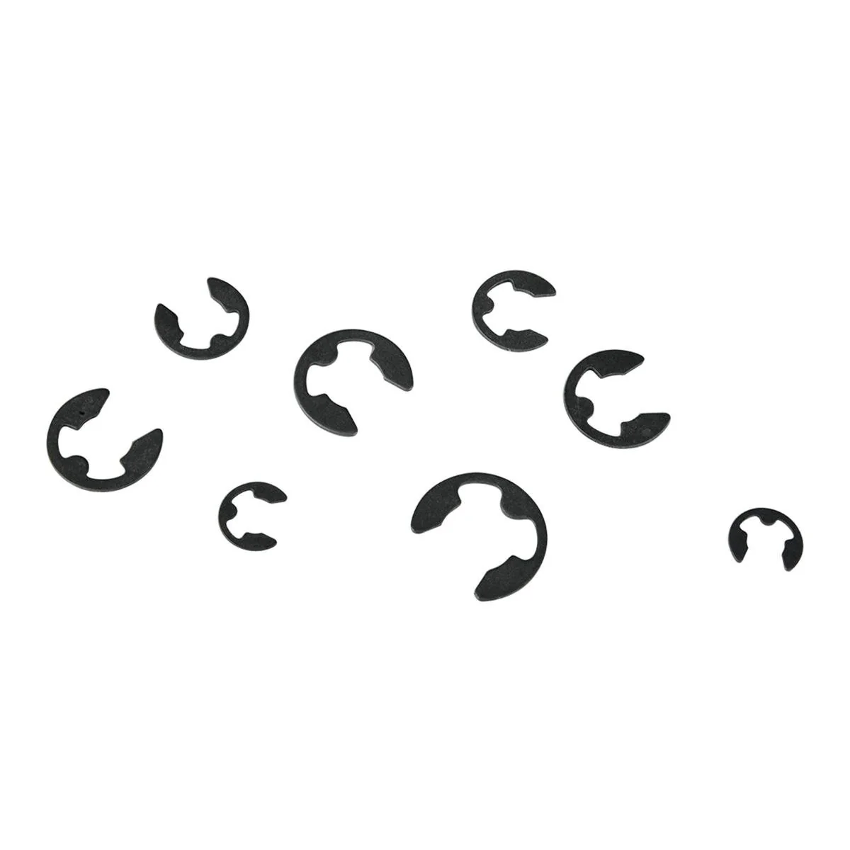 Pinnacle E Clips - 16 Pack - Metal - Assorted Sizes