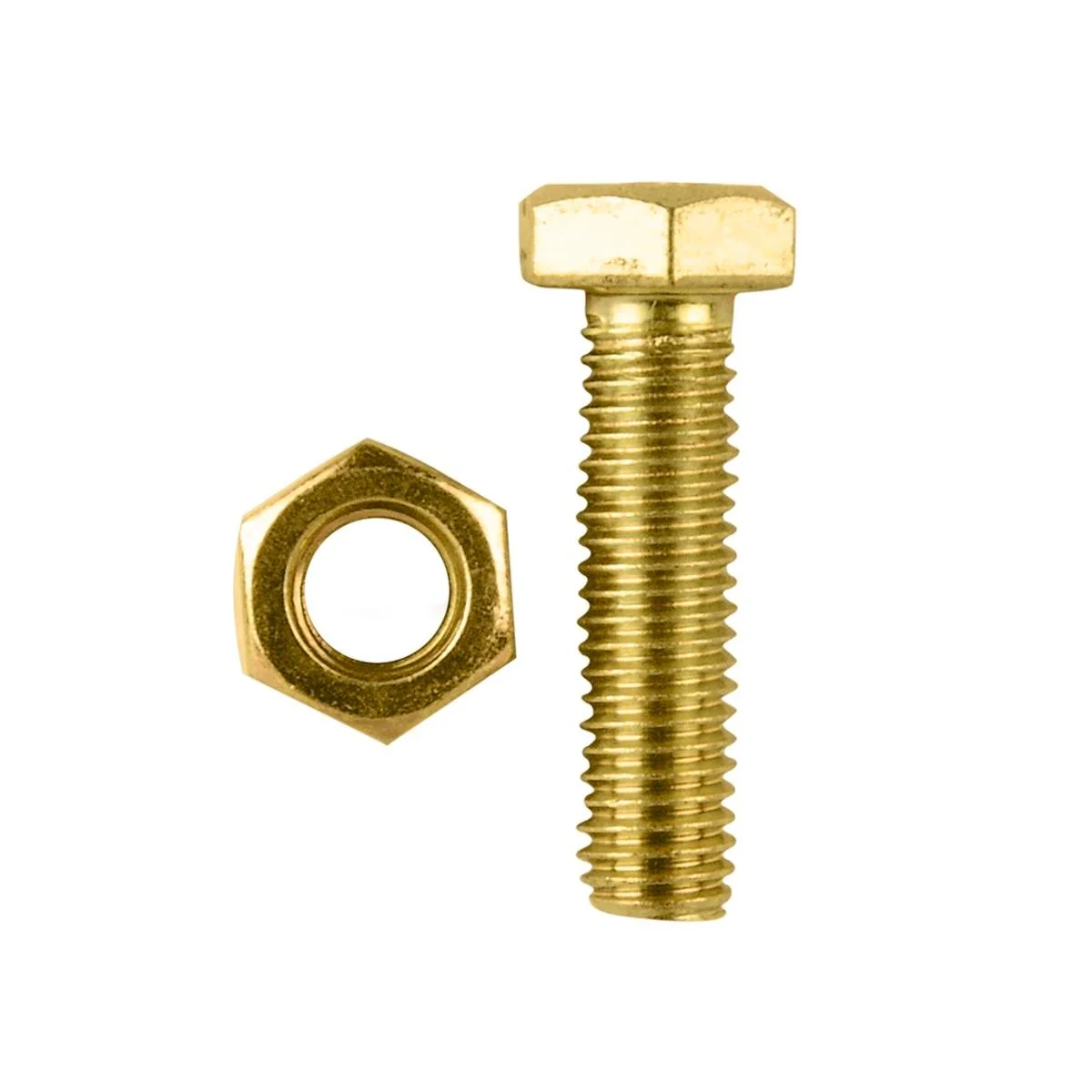 Pinnacle Hex Bolt and Nut - M8 x 30mm - Hi Tensile - Yellow Zinc - 4 Pack
