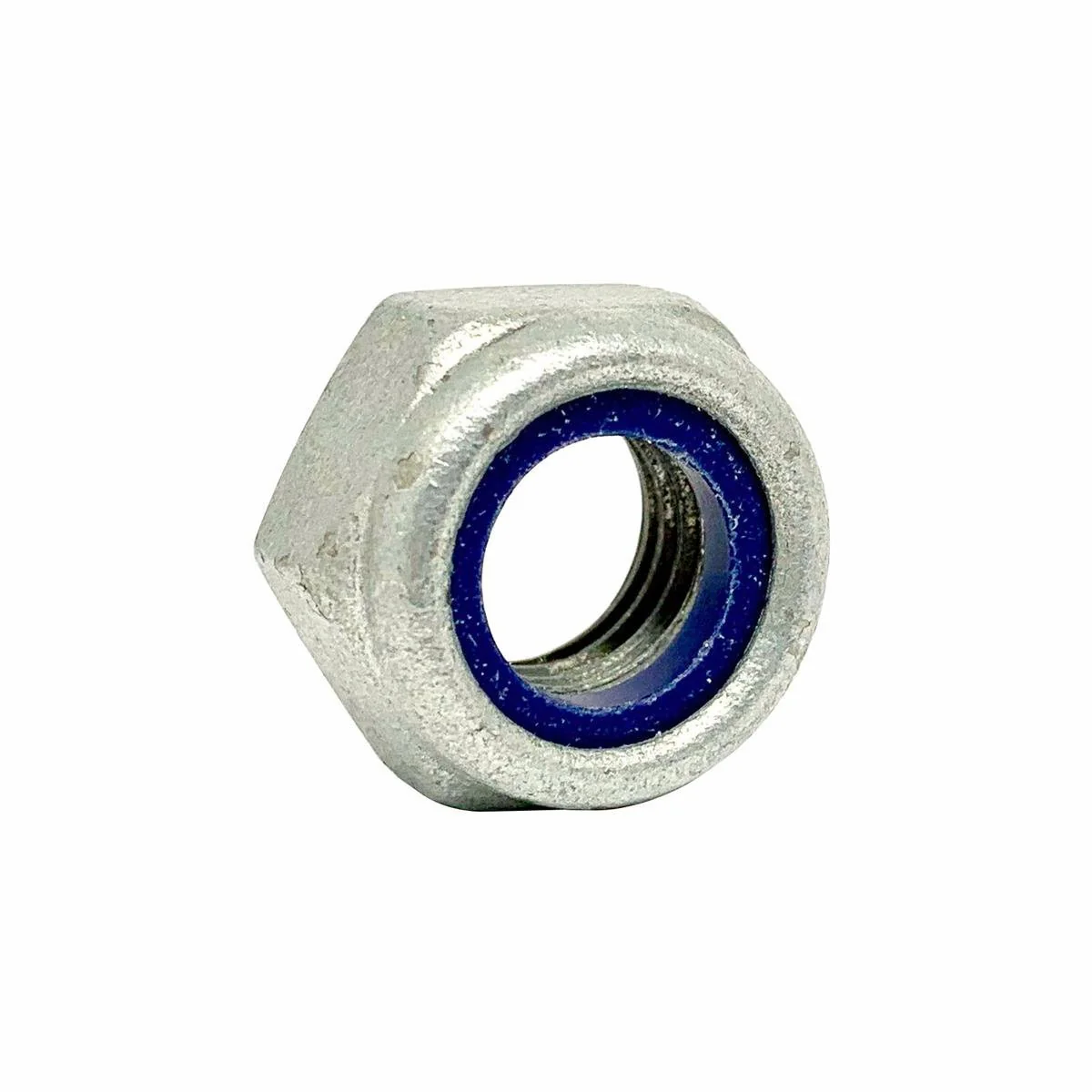 Pinnacle Lock Nuts - M12 - Galvanised - Nylon Insert - 6 Pack