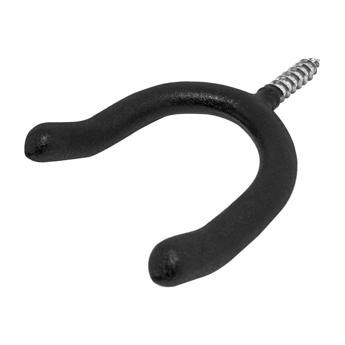 Pinnacle PVC Coated Self Tapping U Hook - 80mm x 15mm x 140mm - Black