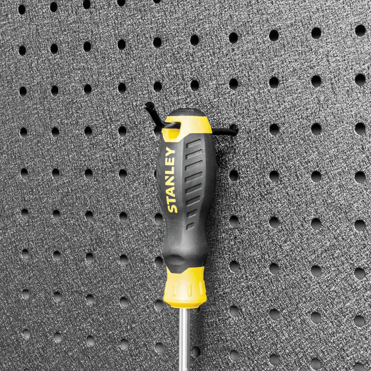 Pinnacle Small Gloss Black Single Prong Pegboard Hook 20 Pack - 30mm x 35mm x 70mm - Image 2