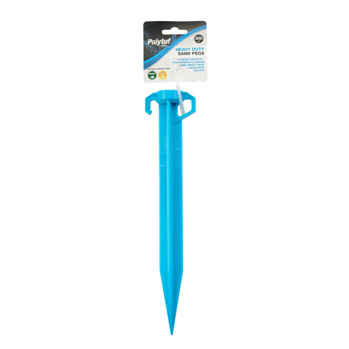 Polytuf 300mm Sand Peg - Heavy-Duty Polycarbonate - 1 Pack - Reliable Anchoring - Image 2