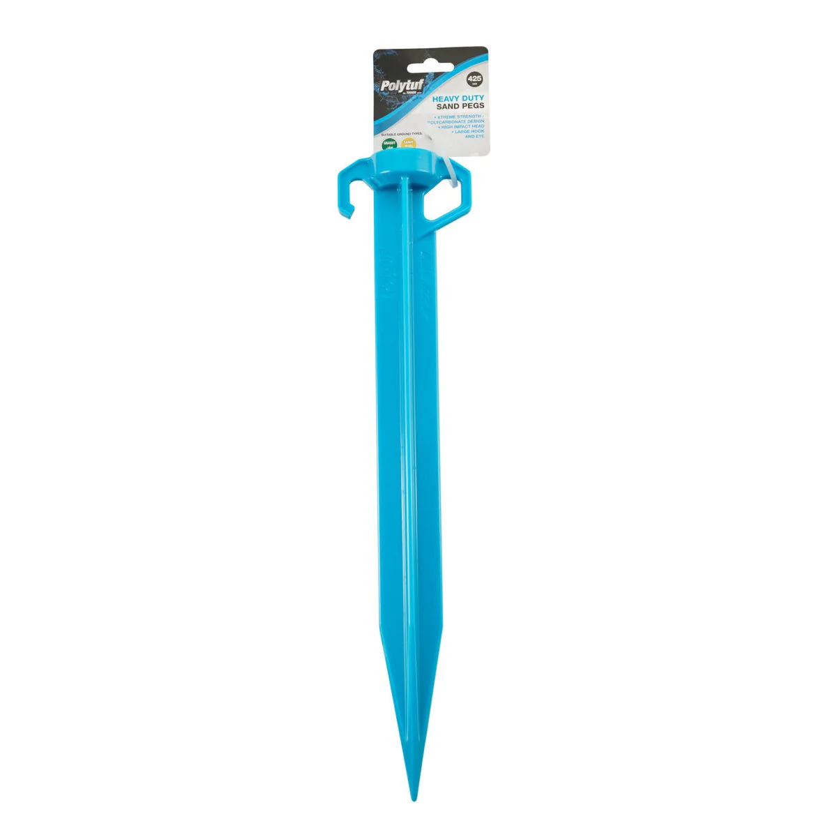 Polytuf 425mm Sand Peg - Heavy-Duty Polycarbonate - Pack of 4 - Reliable Anchoring - Image 2