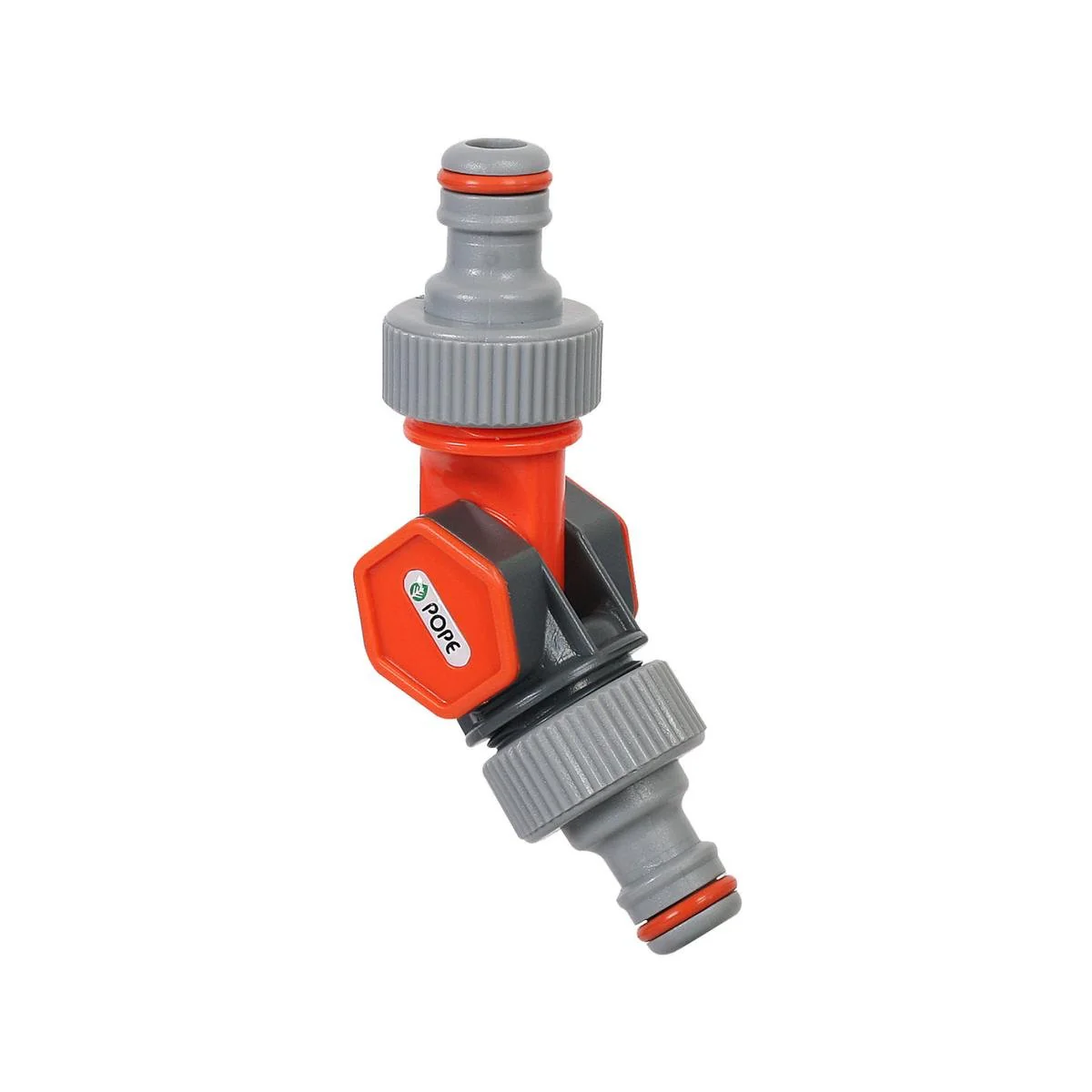 Pope 12mm Swivel Hose Coupler - ABS Plastic - Prevents Kinking - Orange
