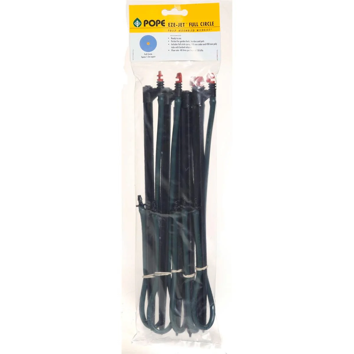 Pope Eze-Jet Full Circle Micro Poly 5 Pack 300mm Stake Easy Use
