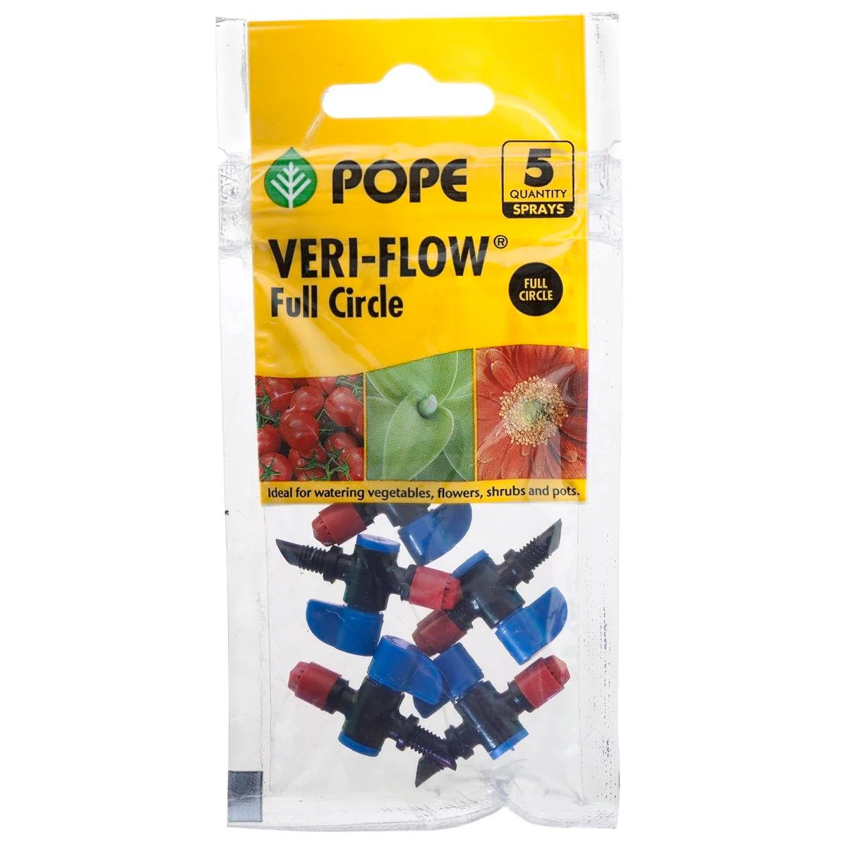 Pope Poly Veri Flow Micro Spray Head 5 Pack 5 Size Polypropylene Versatile