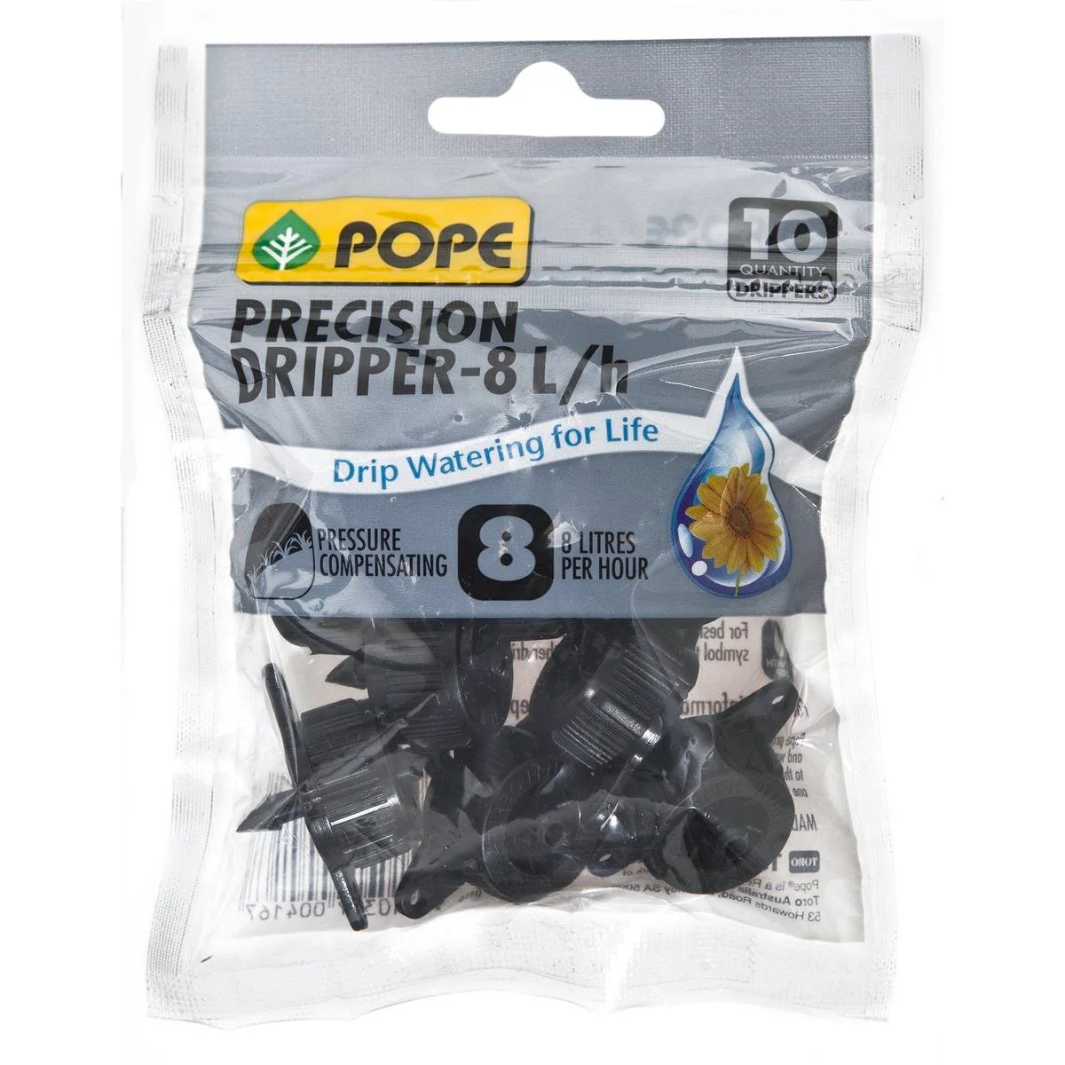 Pope Precision Dripper - 8 L/h - Polypropylene - Garden Use - Image 3