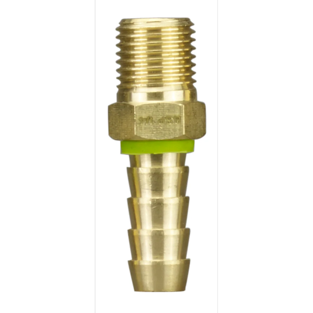 Powerfit 1/4 BSP Male Plug - 10mm Hose - Brass - Corrosion Resistant