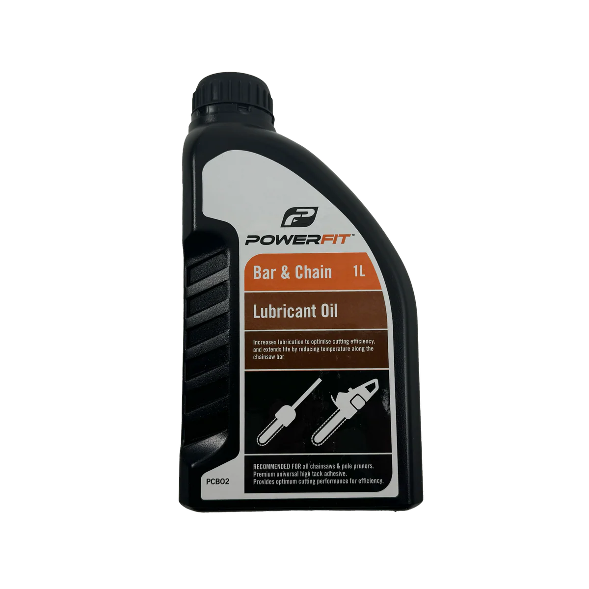 Powerfit 1L Bar and Chain Lubricant Oil - Reduces Friction - Compatible with All Chainsaws