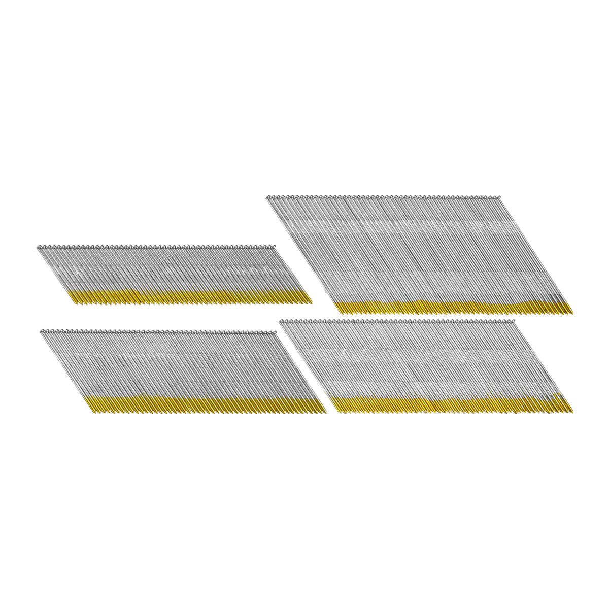 Powerfit 4000 Piece Electro Galvanised DA Angled Brad Nail Pack - 32mm, 45mm, 50mm, 64mm - Corrosion Resistant - Image 2