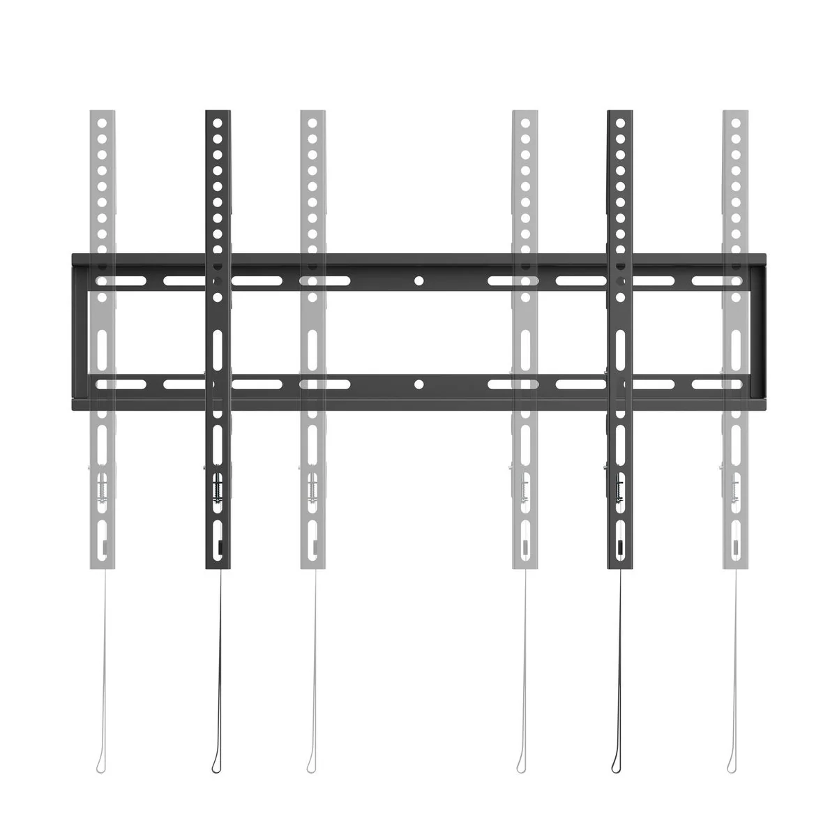 Practa 37-85 Variable Height Fixed TV Wall Mount - 660mm x 435mm - Black - Secure & Adjustable - Image 5