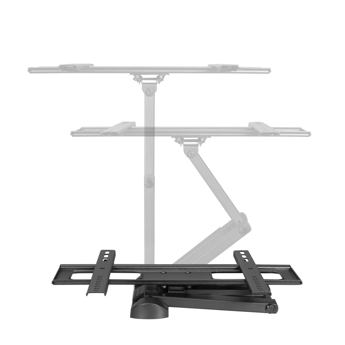 Practa Full Motion TV Wall Mount 32-55 Inch 480mm Extension Black - Swiveling Arms, Free-Tilting Design - Image 5