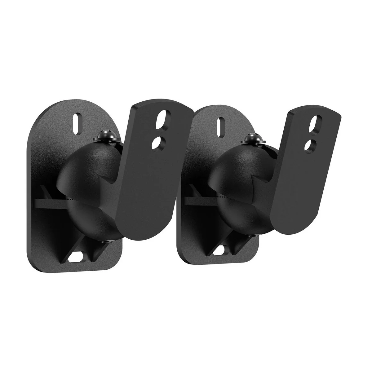 Practa Speaker Bracket PRSM2 2 Pack - Adjustable Wall Mount - Black - 60mm - Image 4