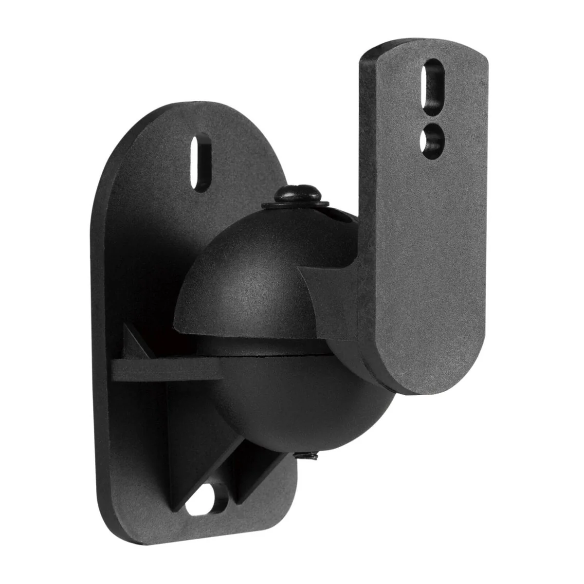 Practa Speaker Bracket PRSM2 2 Pack - Adjustable Wall Mount - Black - 60mm - Image 5