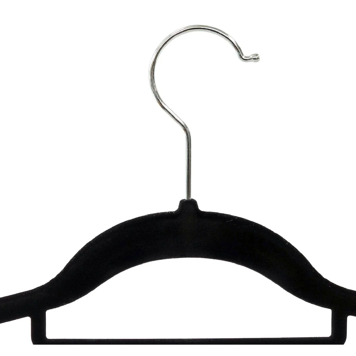 Practa Velvet Clothes Hangers 30 Pack - Slim Design - 410mm x 230mm - Non-Slip - Image 3
