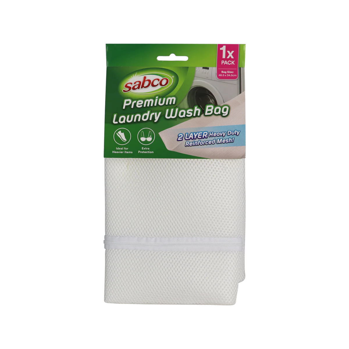 Premium Laundry Wash Bag SAB60018 - Heavy-Duty Mesh - 48.5 x 34.5 cm - Protects Delicates & Shoes