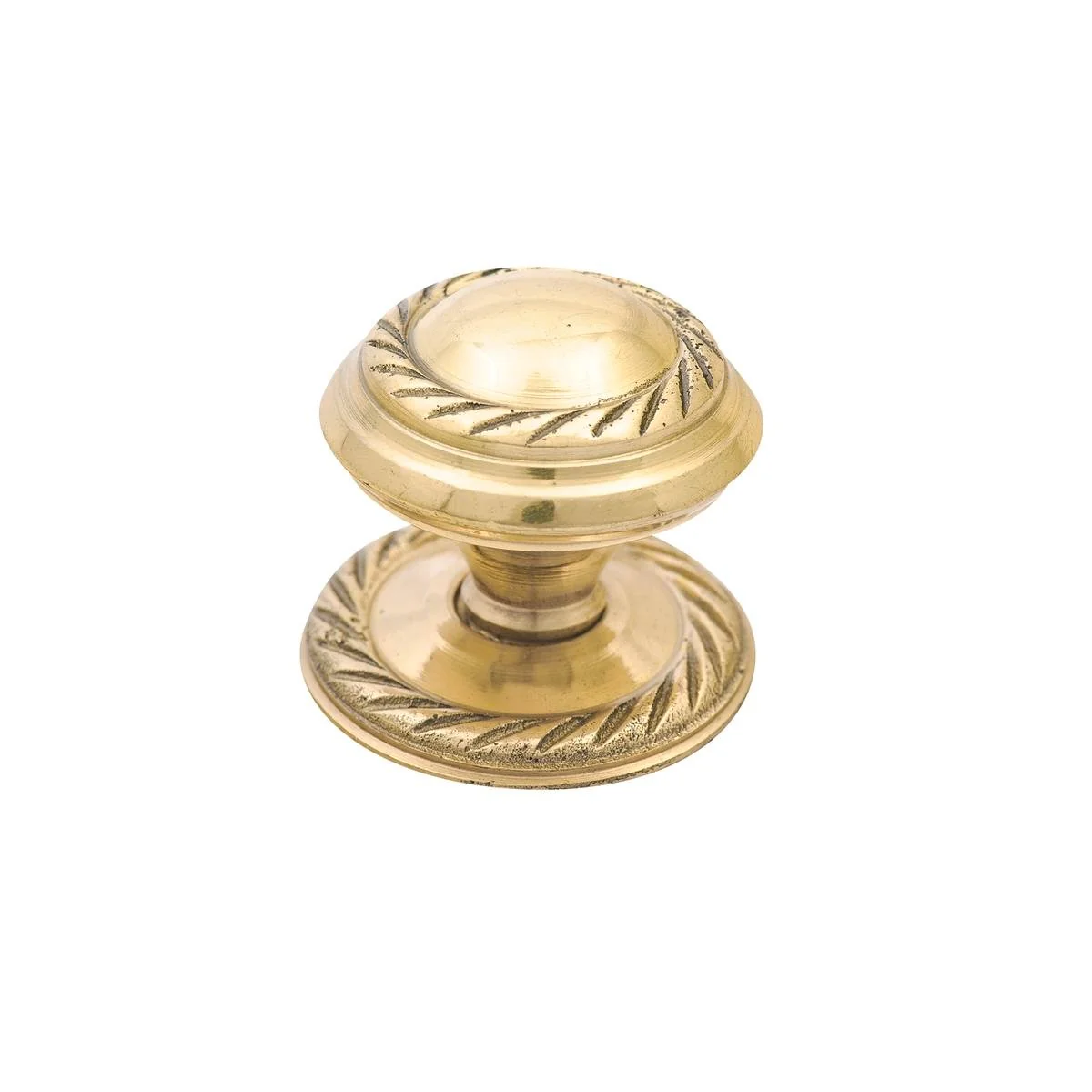 Prestige 32mm Brass Georgian Knob - 32mm - Brass - Easy To Install