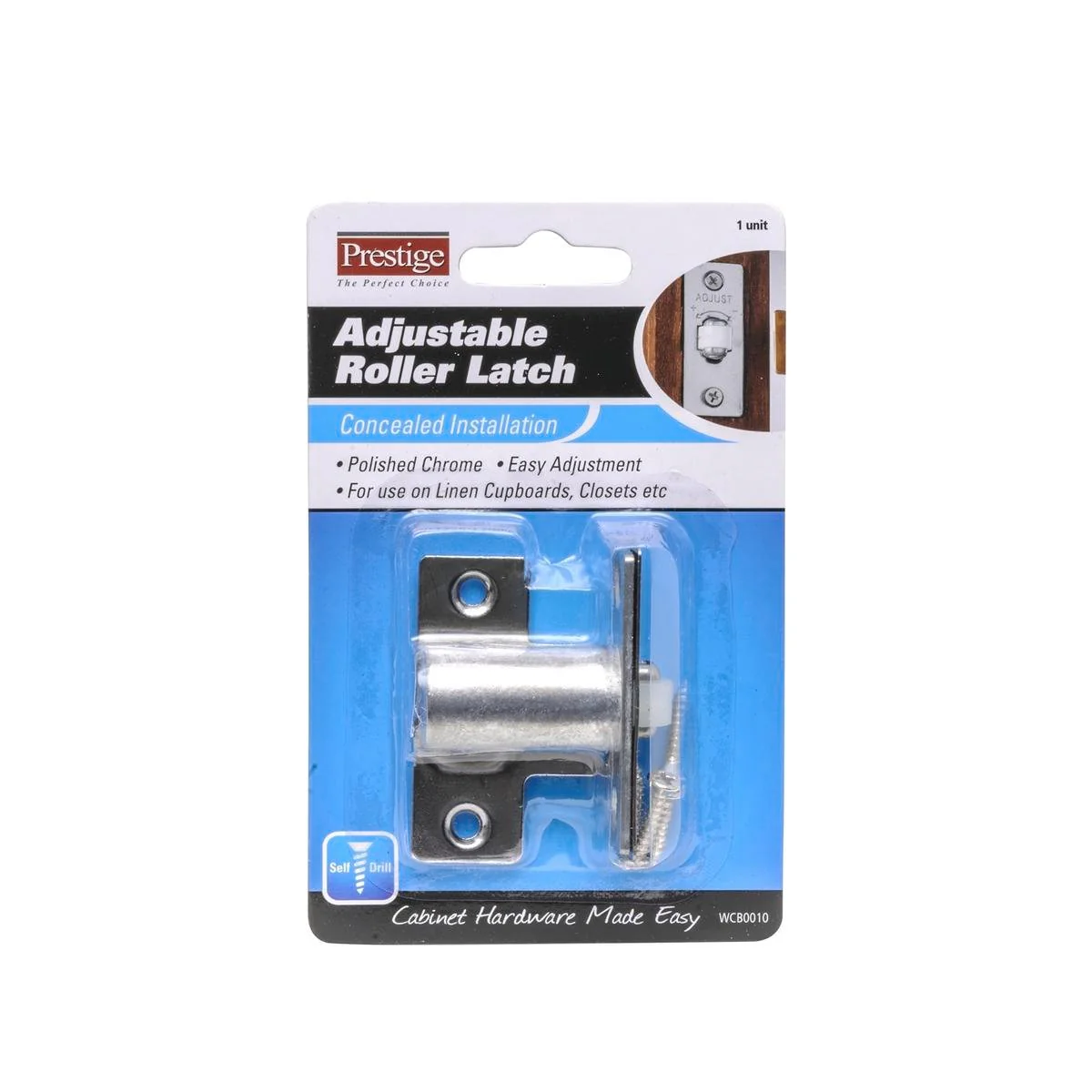 Prestige Adjustable Roller Catch - Steel - 140mm - Easy Adjustment