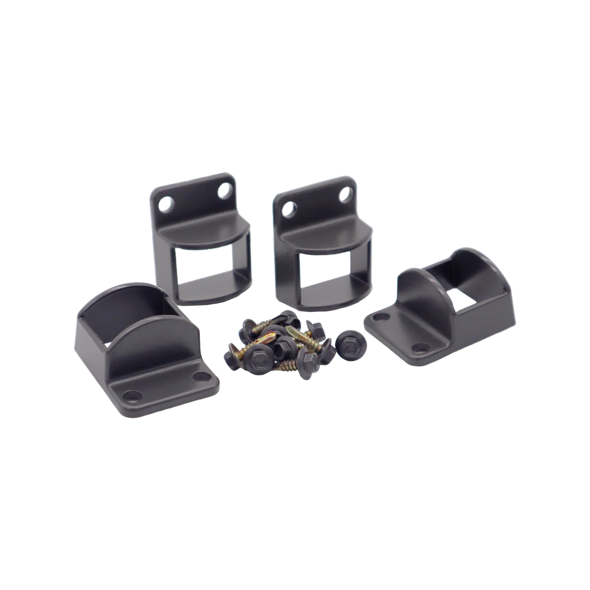 Protectoral Aluminium Pool & Garden Fence Brackets 4 Pack 38x25mm Monument