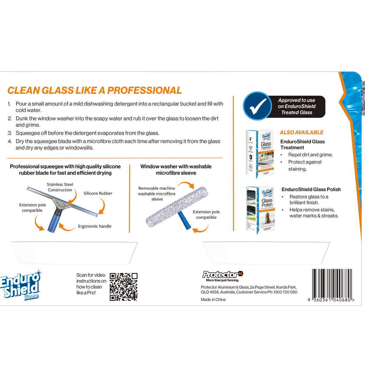 Protectoral Enduroshield Maintenance Kit - 400mm x 50mm x 200mm - Streak-Free Cleaning - Image 2