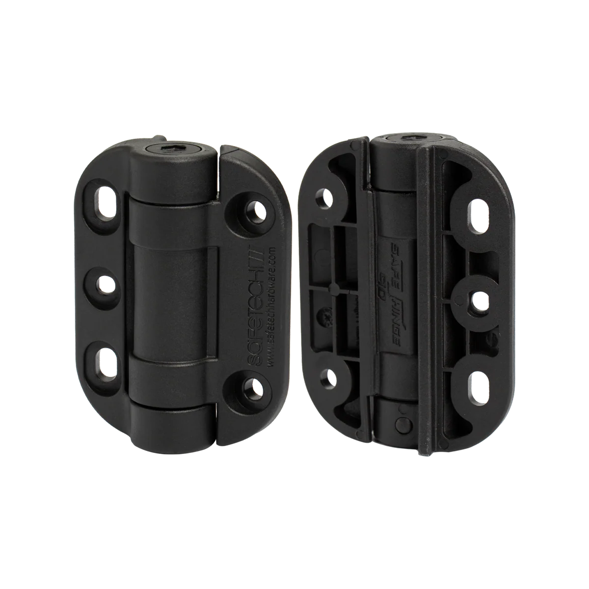 ProtectorAl G8Safe Black Adjustable Pool Hinge Pair 70mm Plastic Durable