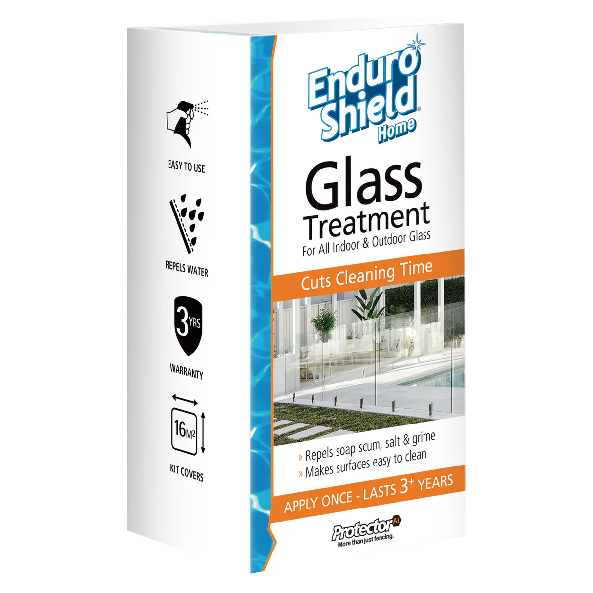 Protectoral Enduroshield Glass Cleaner Kit - 250ml - Hydrophobic Coating