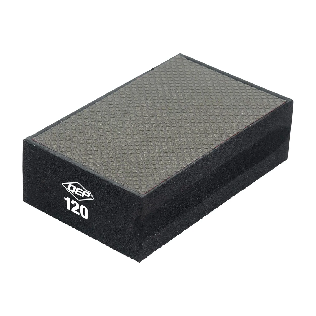 QEP 120 Grit Diamond Sanding Block - 60mm x 95mm - Versatile Smoothing Tool