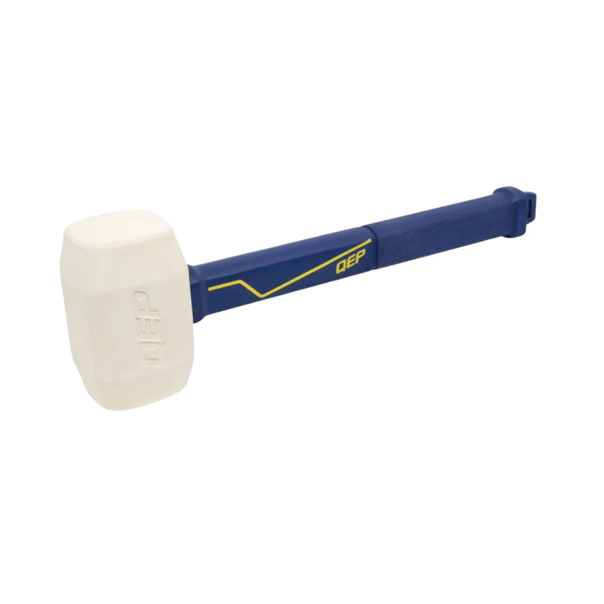 QEP 16oz Pro Rubber Floor Mallet - 600mm x 120mm x 120mm - White - Durable
