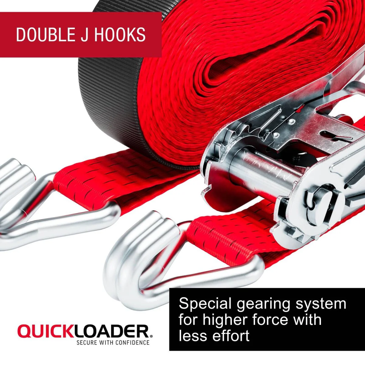 Quickloader Ratchet Strap Tie Down 10m 2500kg - Durable, Secure, Efficient - Image 5