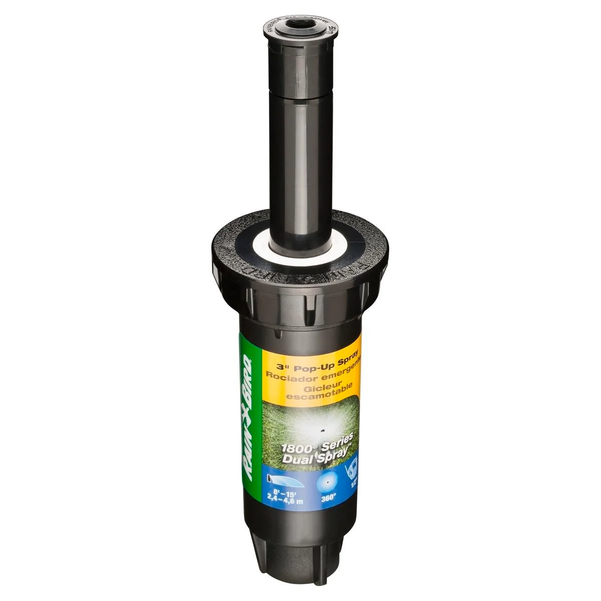 Rain Bird 1800 Series 76mm 3" Dual Spray Full Circle Sprinkler