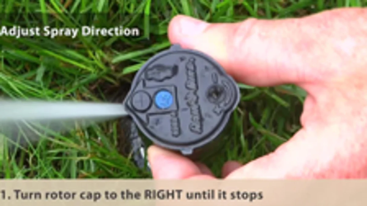 Rain Bird Rotor - 100mm - Gear Driven - Adjustable Spray Distance - Image 2