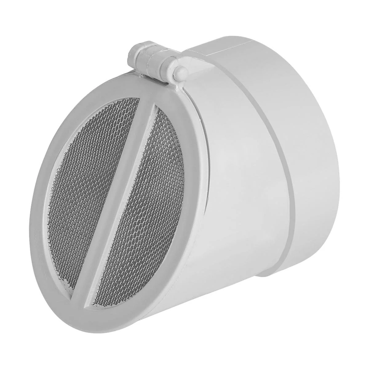 Rain Harvesting 90mm F Vented Screen Flap Valve - Grey - 1 Pack