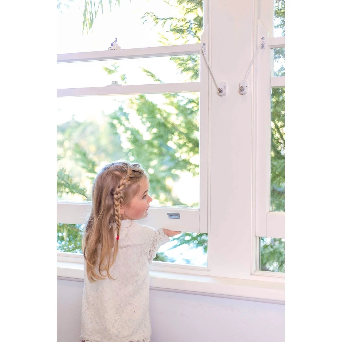 Remsafe Window Restrictor - 21mm x 25mm - White - Child Resistant - Image 3